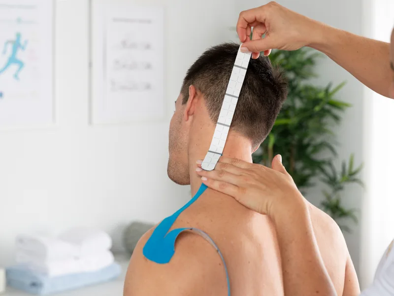 Kinesio Taping at HealthSource of Harvest in HARVEST