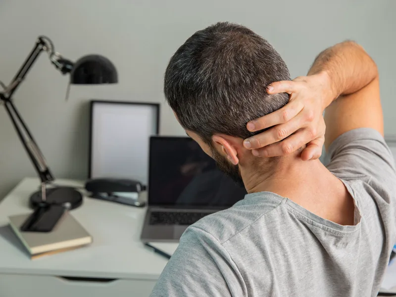 HealthSource of Harvest treating neck pain in HARVEST